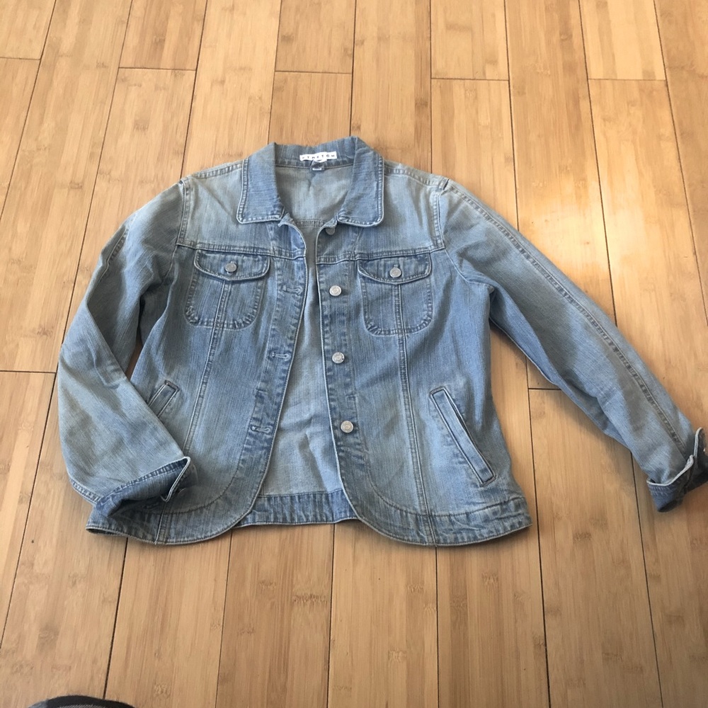 Gap Blue Jean Jacket Blazer Sz Medium